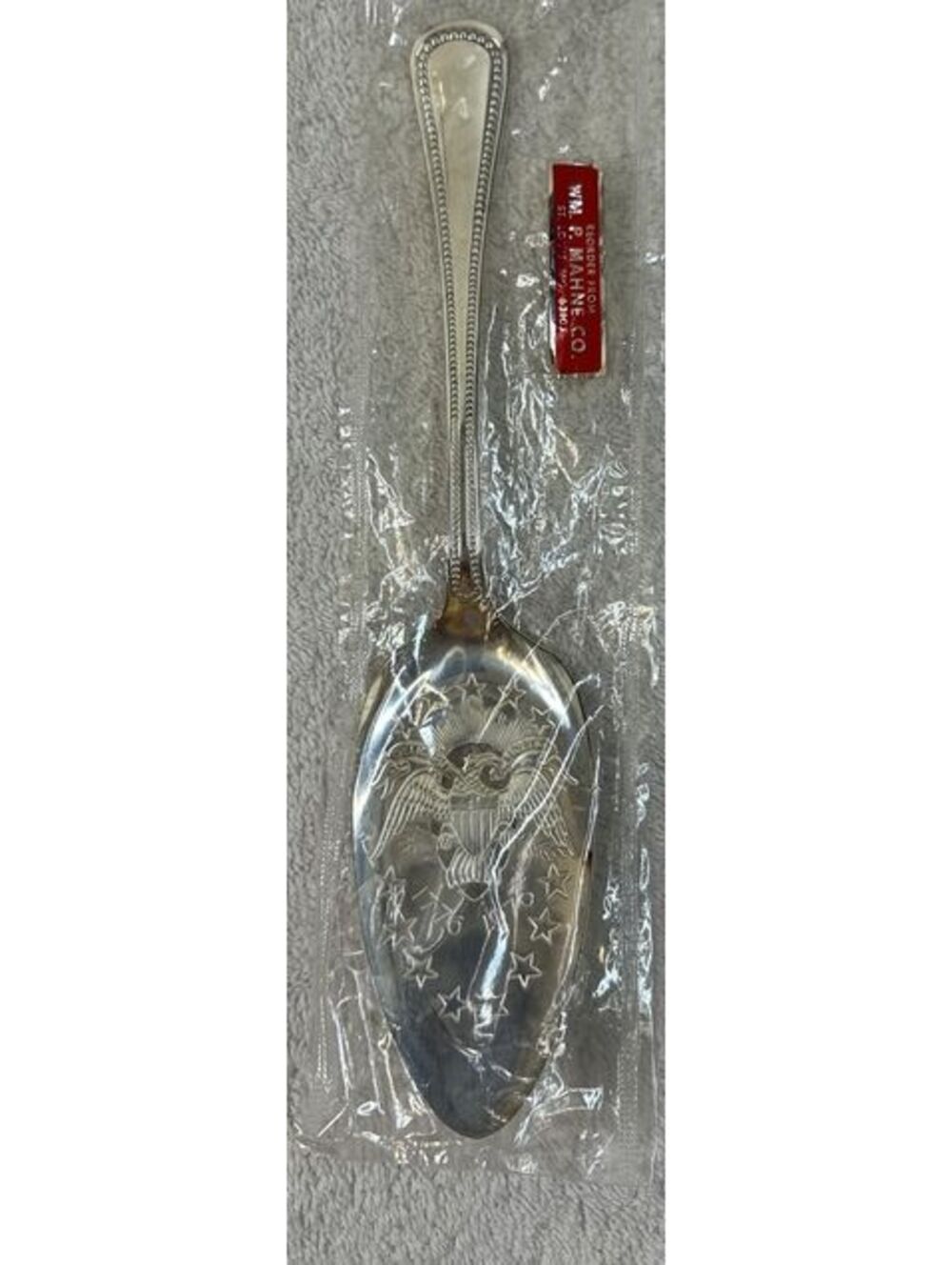 Bicentennial 1776-1976 Patriotic Cake Server Oneida Community Silverplate
